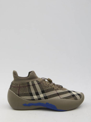 Check knit Neptune sneakers - BURBERRY - BALAAN 1