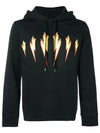 Flamebolt Hood Black - NEIL BARRETT - BALAAN 1