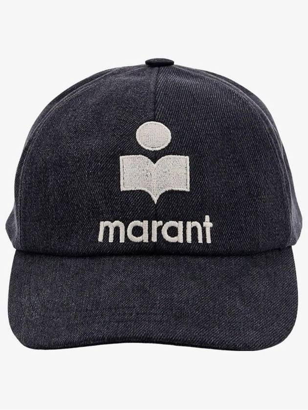 Tyron Logo Ball Cap Light Grey - ISABEL MARANT - BALAAN 1