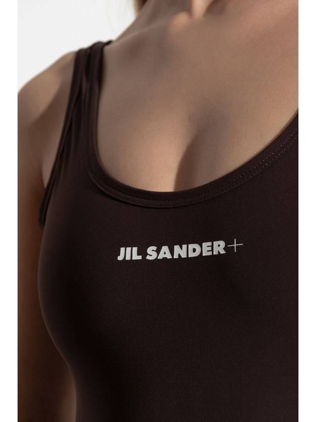 JIL SANDER+ Swimsuit With Logo, Women's, Brown - JIL SANDER - BALAAN 5