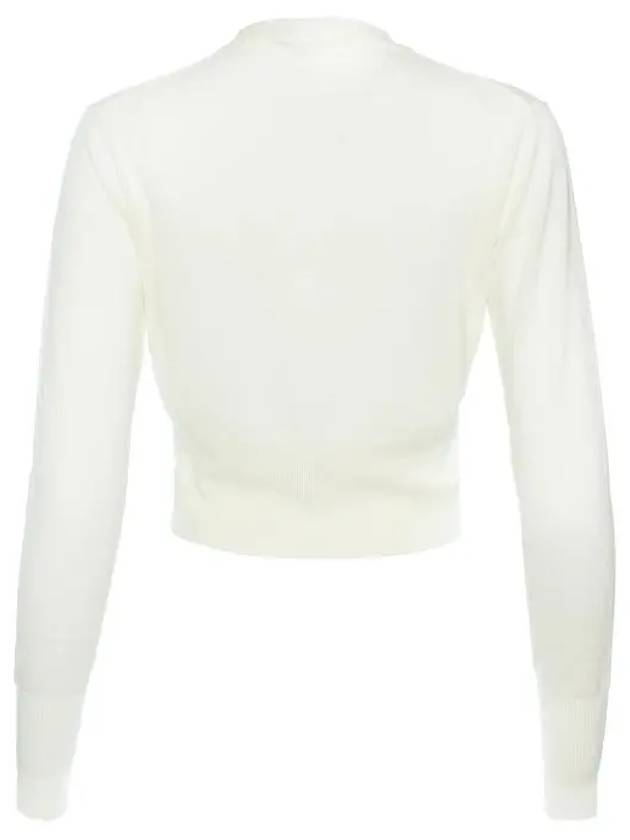 Bea Cropped Cardigan Cream - VIVIENNE WESTWOOD - BALAAN 7