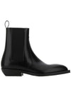 Brushed Leather Kissel Chelsea Boots Black - BOTTEGA VENETA - BALAAN 1