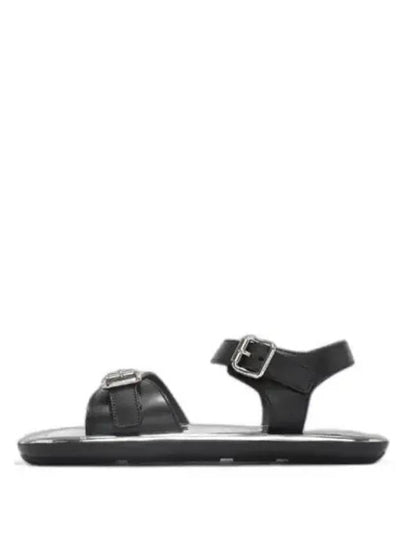 Double Strap Sandals Black - PRADA - BALAAN 2