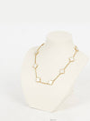 Van Cleef Arpels Vintage Alhambra Necklace 10 Motif Yellow Gold Mother of Pearl 74189 - VANCLEEFARPELS - BALAAN 4