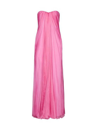 midi dress 612662QBABX5100 PSYCHEDELIC PINK - ALEXANDER MCQUEEN - BALAAN 1