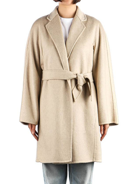 Harold Cashmere Wool Single Coat Beige - MAX MARA - BALAAN 2