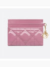 Lady Freesia 5 Slot Card Wallet Pink - DIOR - BALAAN 3