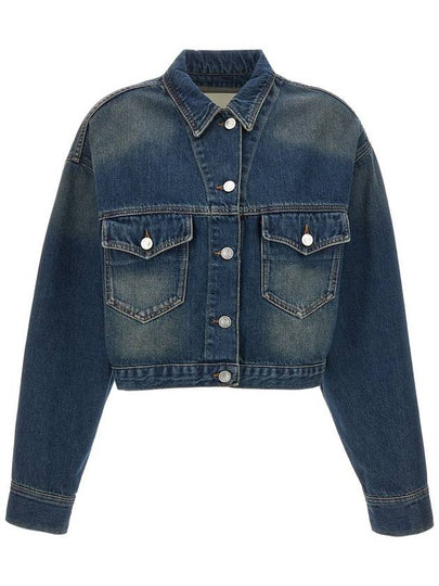 Tadia Denim Jacket Blue - ISABEL MARANT - BALAAN 2