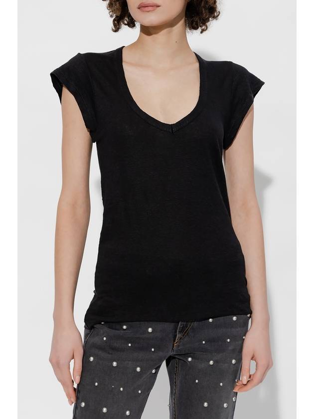 Marant Etoile ‘Zankou’ T-shirt, Women's, Black - ISABEL MARANT - BALAAN 3