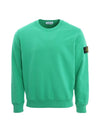 Wappen Patch Crewneck Sweatshirt Green - STONE ISLAND - BALAAN 1