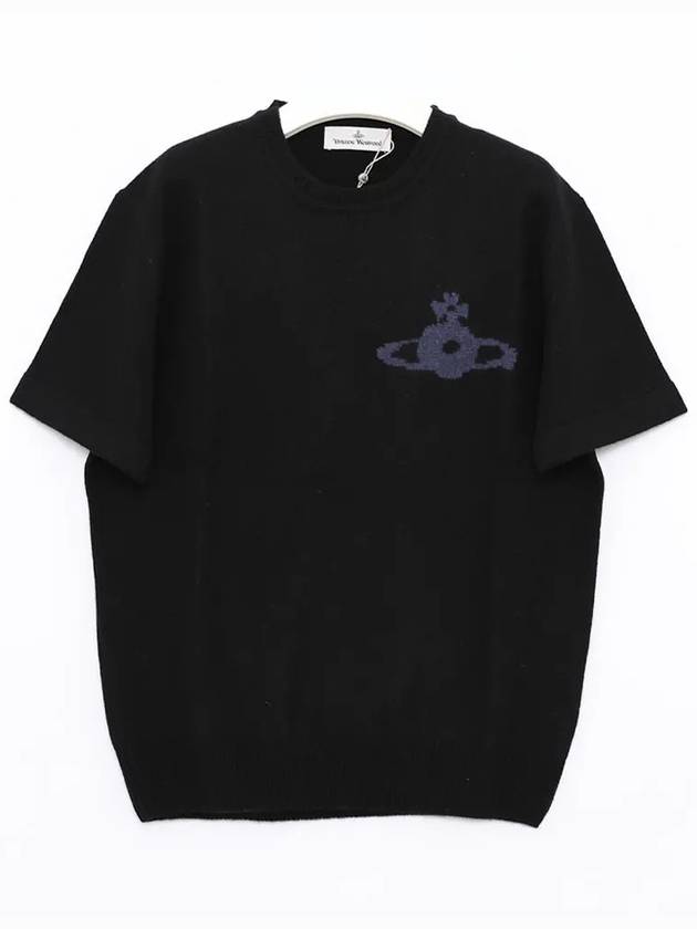 Alex Big Logo Knit Top Black - VIVIENNE WESTWOOD - BALAAN 2