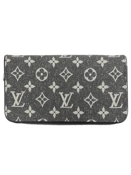 M81858 Denim Zippy Wallet Long Gray TEO 271396 - LOUIS VUITTON - BALAAN 1