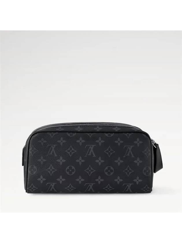 Dopp Kit Monogram Eclipse Pouch Bag Black - LOUIS VUITTON - BALAAN 6