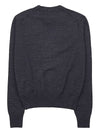 Women s Heart Logo Wool Cardigan FKC111 KN0025 055 - AMI - BALAAN 2