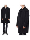 Men's Camden Cotton Gabardine Car Trench Coat Black - BURBERRY - BALAAN 2