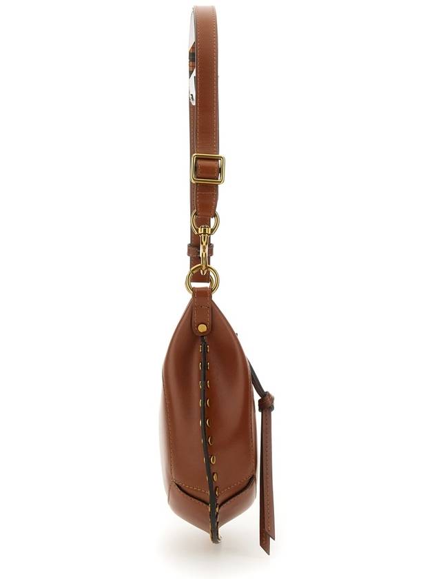 Moon Leather Shoulder Bag Cognac - ISABEL MARANT - BALAAN 5