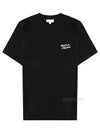 Handwriting Logo Cotton Short Sleeve T-Shirt Black - MAISON KITSUNE - BALAAN 2