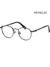 Eyewear Round Metal Eyeglasses Black - MONCLER - BALAAN 2