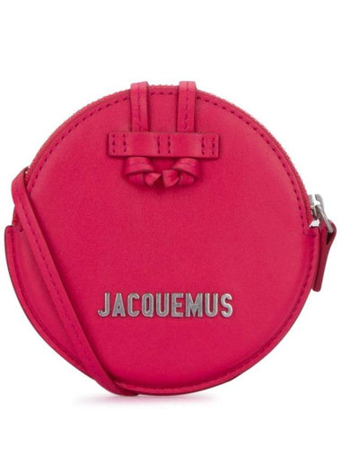 Le Pitchou Circle Neck Coin Purse Dark Pink - JACQUEMUS - BALAAN 1