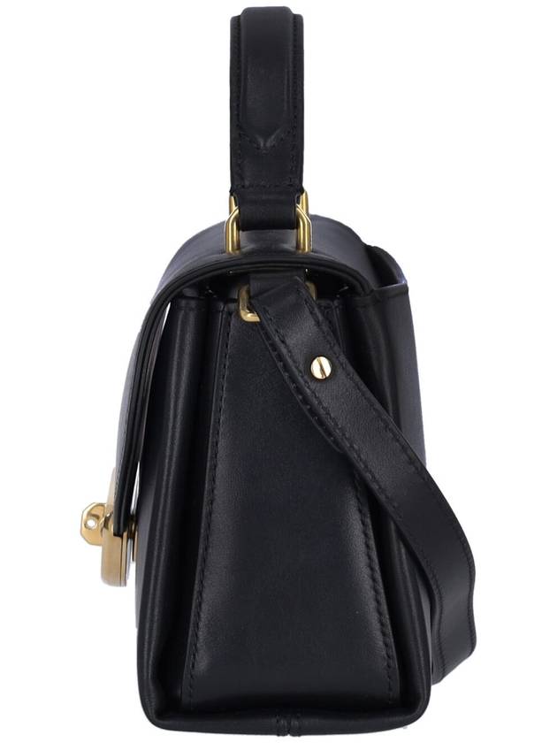 Lana Small Top Handle Cross Bag Black - MULBERRY - BALAAN 6