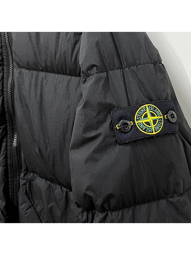 Kids Wappen Patch Hooded Padding Black - STONE ISLAND - BALAAN 5