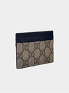 GG canvas black logo card wallet 779775 D697 - GUCCI - BALAAN 3