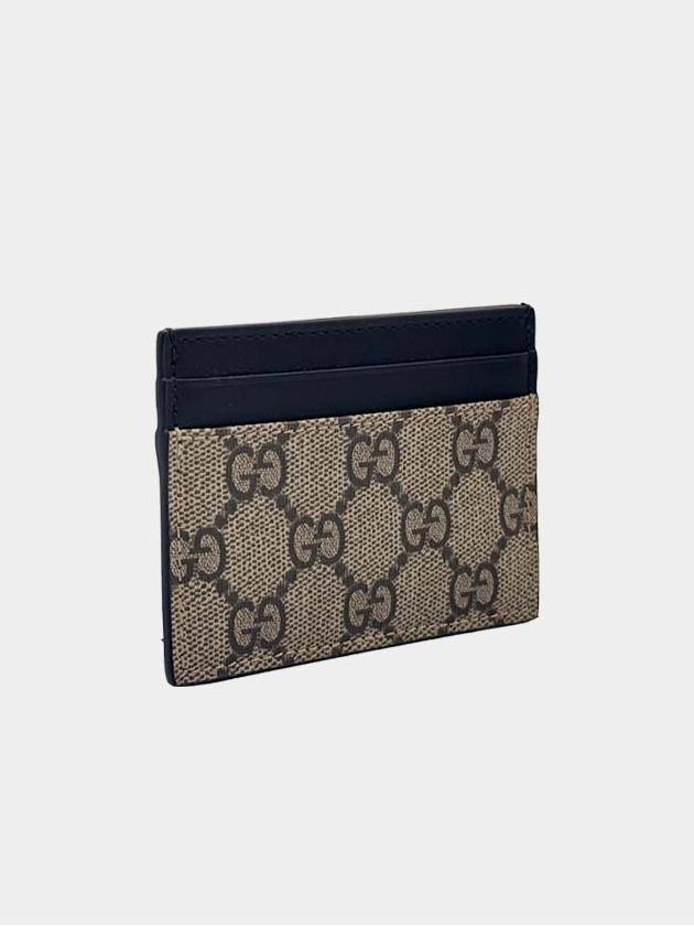 GG canvas black logo card wallet 779775 D697 - GUCCI - BALAAN 3