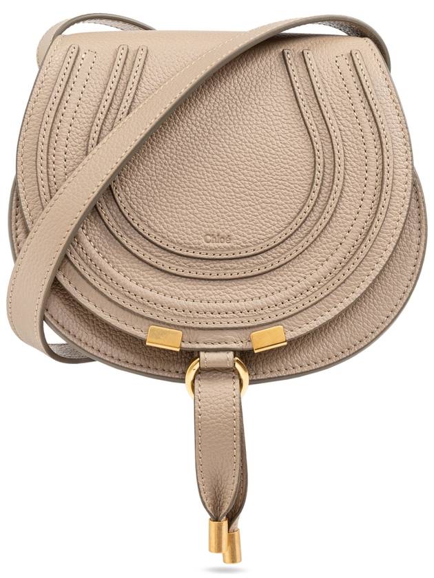 Chloé Shoulder Bag 'Marcie Small', Women's, Beige - CHLOE - BALAAN 1