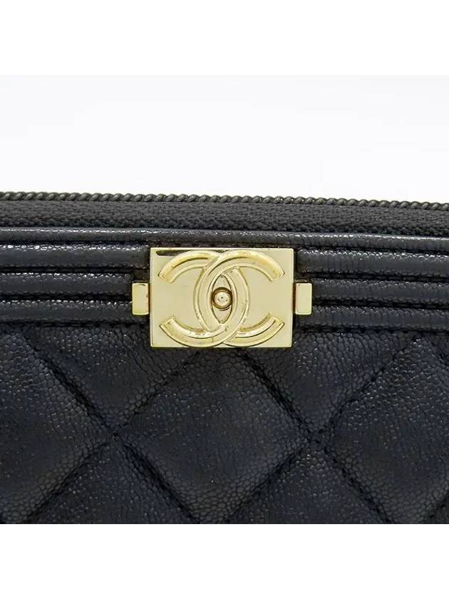 A80566 Boy COCO zip up medium wallet - CHANEL - BALAAN 4