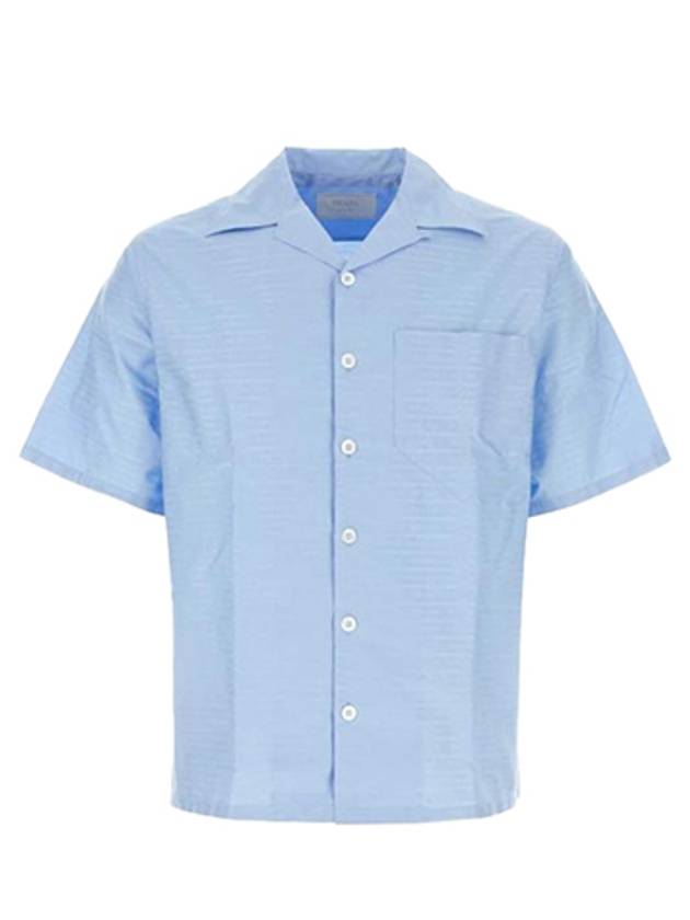 Long Sleeve Shirt UCS414S2211VJP F0012 Light Blue - PRADA - BALAAN 2