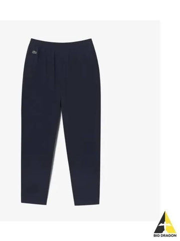 Women s Woven Setup Basic Pants Dark Navy - LACOSTE - BALAAN 1