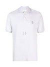 Logo Cotton Polo Shirt Grey - BRUNELLO CUCINELLI - BALAAN 2