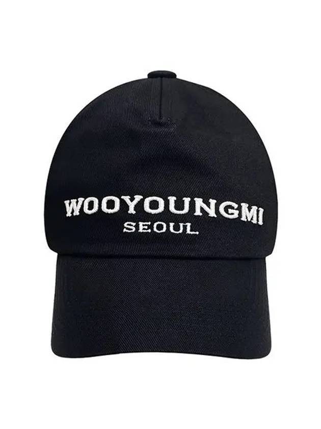 Embroidery Logo Seoul Ball Cap Black - WOOYOUNGMI - BALAAN 2