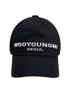 Embroidery Logo Seoul Ball Cap Black - WOOYOUNGMI - BALAAN 1