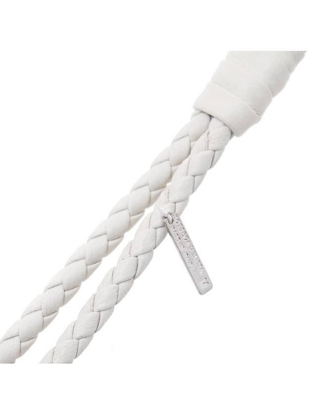 Intrecciato Double Weaving Bracelet White - BOTTEGA VENETA - BALAAN 7