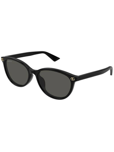 Eyewear GG Logo Square Sunglasses Black Grey - GUCCI - BALAAN 1