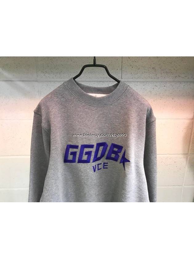 Logo Crew Neck Fleece Cotton Sweatshirt Grey - GOLDEN GOOSE - BALAAN 4