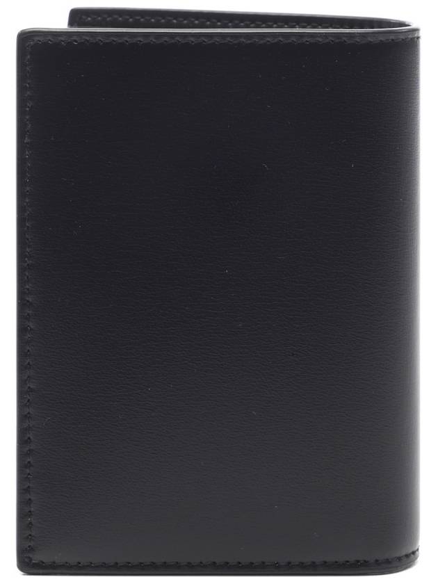 Men's Tiny Monogram Logo Half Wallet Black - SAINT LAURENT - BALAAN 5