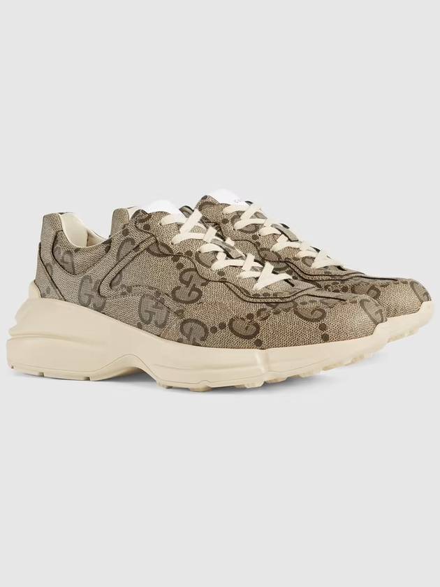 100 GG Supreme Rhyton Low Top Sneakers Beige - GUCCI - BALAAN 8