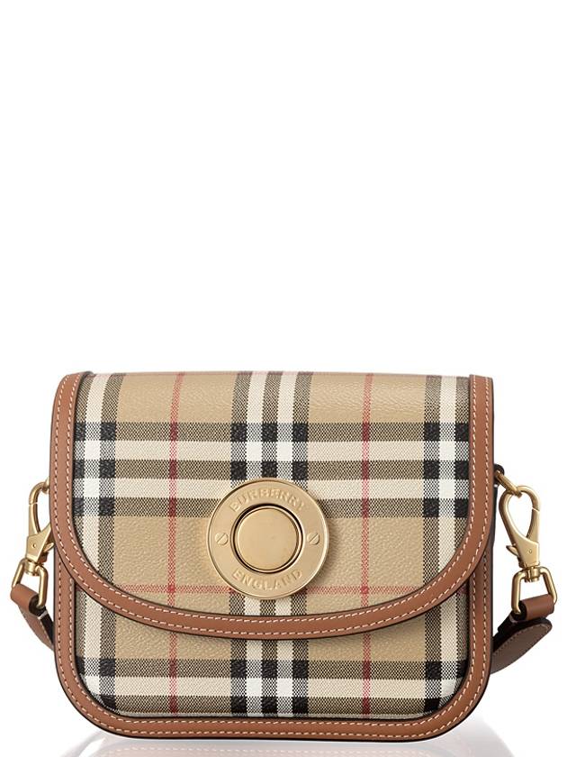 Elizabeth Check Pattern Small Cross Bag Beige - BURBERRY - BALAAN 2