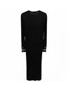 Leccio Virgin Wool Midi Dress Black - MAX MARA - BALAAN 2