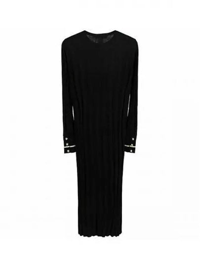 Leccio Virgin Wool Midi Dress Black - MAX MARA - BALAAN 2