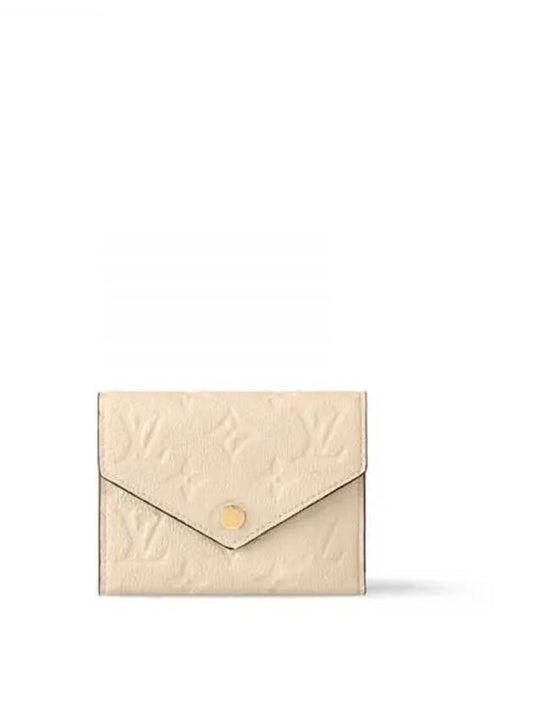 Victorine Leather Half Wallet Beige - LOUIS VUITTON - BALAAN 2