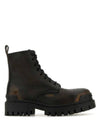 Strike Lace-Up Ankle Boots Brown Black - BALENCIAGA - BALAAN 2