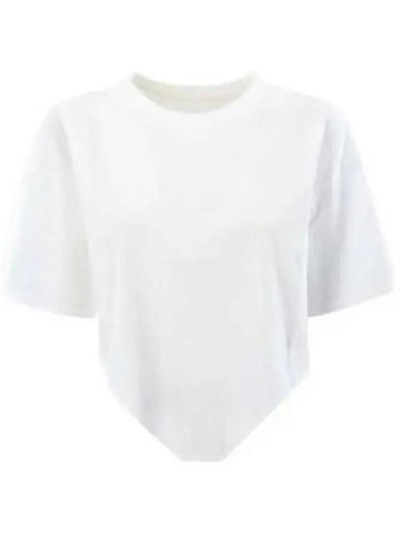 Short Sleeve White S62GD0151 S23588 1318603 - MAISON MARGIELA - BALAAN 1