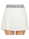 Women's Mini Pleated Skirt Light Gray - HORN GARMENT - BALAAN 7