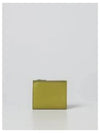 Logo Zip-Up Round Bi-Fold Half Wallet Yellow - MAISON MARGIELA - BALAAN 2