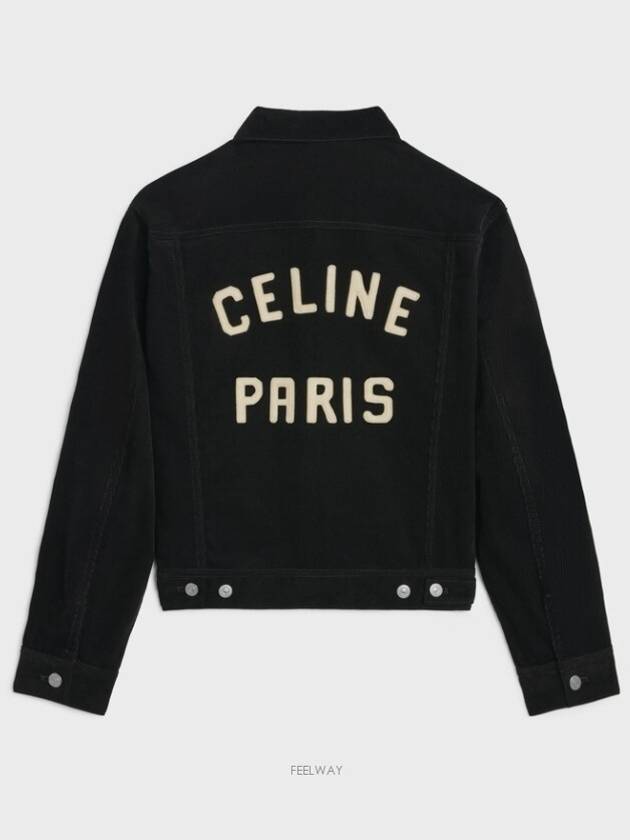 Trucker Jacket In Corduroy La Wash - CELINE - BALAAN 2