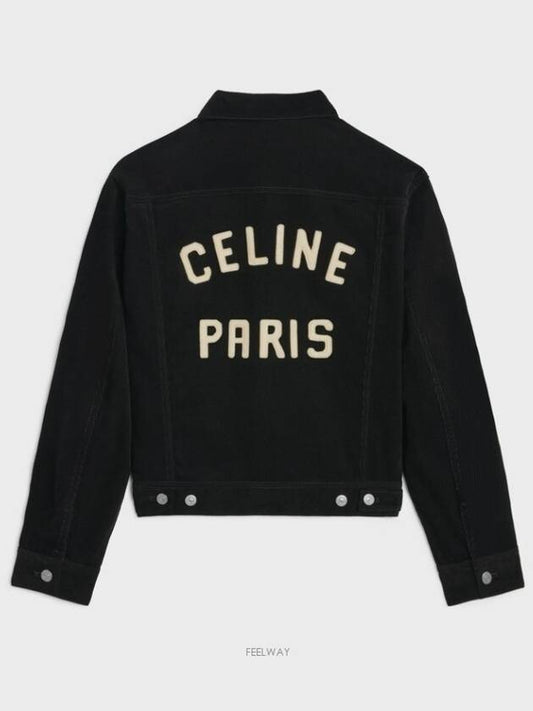 Trucker Jacket In Corduroy La Wash - CELINE - BALAAN 2