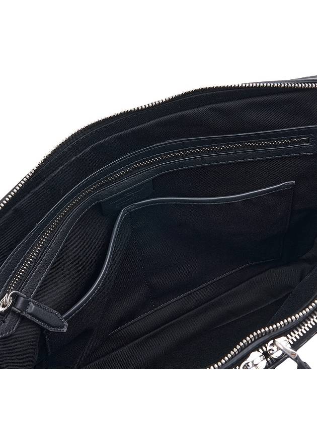 Salvatore Gancini Business Brief Case Black - SALVATORE FERRAGAMO - BALAAN.